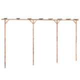 Vidaxl Pergola 385x40x205 cm bambus