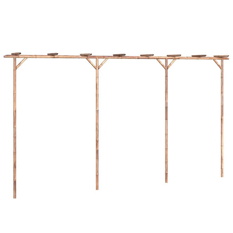 Vidaxl Pergola 385x40x205 cm bambus