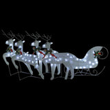 Vidaxl Buitenkerstontiering Reindeer og Slee 100 LEDS White
