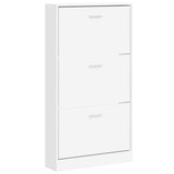 Vidaxx skoskab hvid 59x17x108 cm færdigt træ