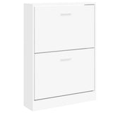 Vidaxx skoskab hvid 59x17x81 cm færdigt træ