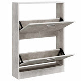 Vidaxl Shoe Cabinet 59x17x81 cm redigeret træbetonpris