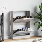 Vidaxl Shoe Cabinet 59x17x81 cm redigeret træbetonpris