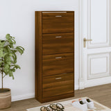 Vidaxx skoskab 63x24x147 cm færdig træbrun eg farve