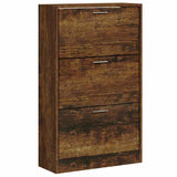 Vidaxx skoskab 63x24x103 cm forarbejdet træ, røget eg