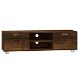 Vidaxl tv-meubel 140x40,5x35 cm bewerkt hout gerookt eikenkleurig