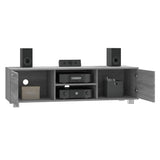 Vidaxl tv-meubel 140x40,5x35 cm bewerkt hout grijs sonoma eikenkleurig