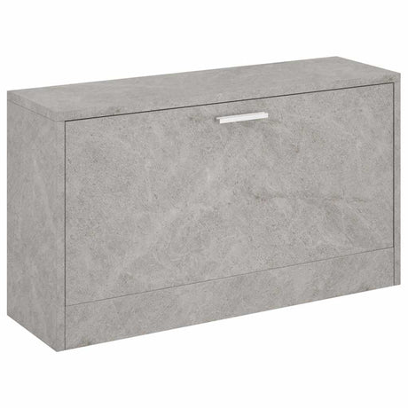Vidaxx skobænk 80x24x45 cm konstrueret træ betongrå