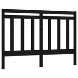 Vidaxl hoofdbord 156x4x100 cm massief grenenhout zwart