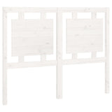 Vidaxl hoofdbord 125,5x4x100 cm massief grenenhout wit