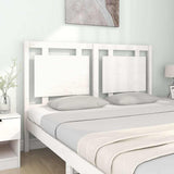 Vidaxl hoofdbord 145,5x4x100 cm massief grenenhout wit