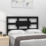 Vidaxl hoofdbord 95,5x4x100 cm massief grenenhout zwart