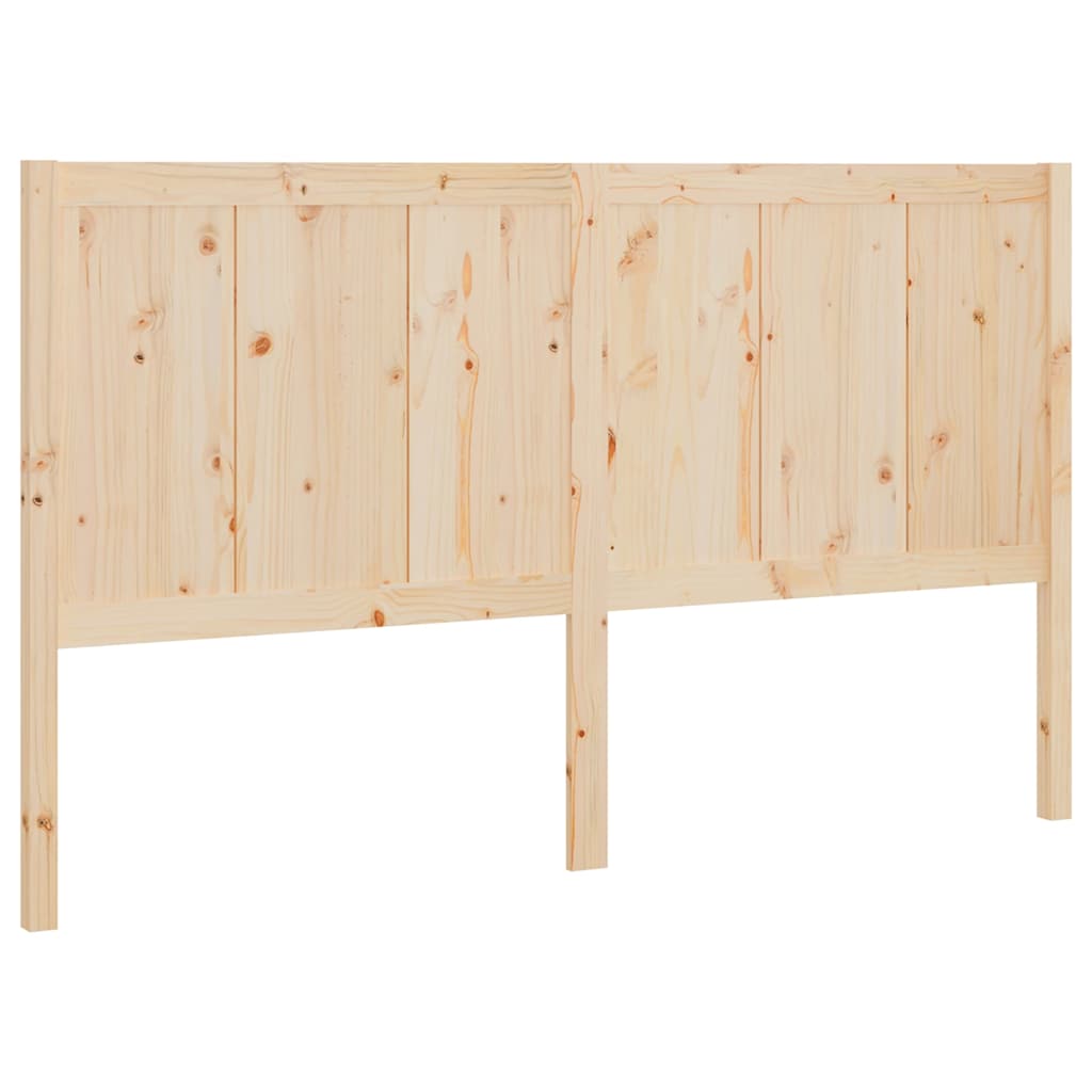 Vidaxl hoofdbord 155,5x4x100 cm massief grenenhout