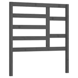 Vidaxl hoofdbord 81x4x104 cm massief grenenhout grijs