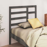 Vidaxl hoofdbord 81x4x104 cm massief grenenhout grijs