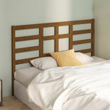 Vidaxl hoofdbord 126x4x104 cm massief grenenhout honingbruin