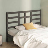 Vidaxl hoofdbord 141x4x104 cm massief grenenhout grijs