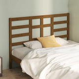 Vidaxl hoofdbord 156x4x104 cm massief grenenhout honingbruin