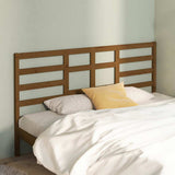 Vidaxl hoofdbord 206x4x104 cm massief grenenhout honingbruin