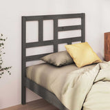 Vidaxl hoofdbord 96x4x104 cm massief grenenhout grijs
