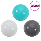 Vidaxl legebolde 500 stk flerfarvede