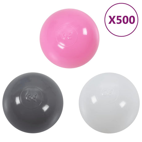 Vidaxl legebolde 500 stk flerfarvede