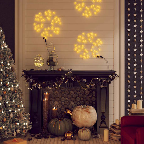 Vidaxl Christmas figur Snowflake med 48 Warm -White LEDS 27x27 cm