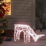 Vidaxl Christmas Figur Rendier Warm White 73x31x45 cm