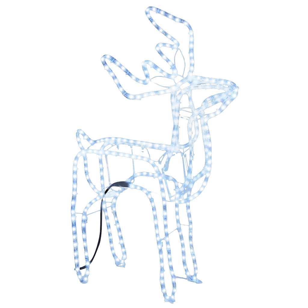 Vidaxl Christmas Figur Rendier Cold White 76x42x87 cm