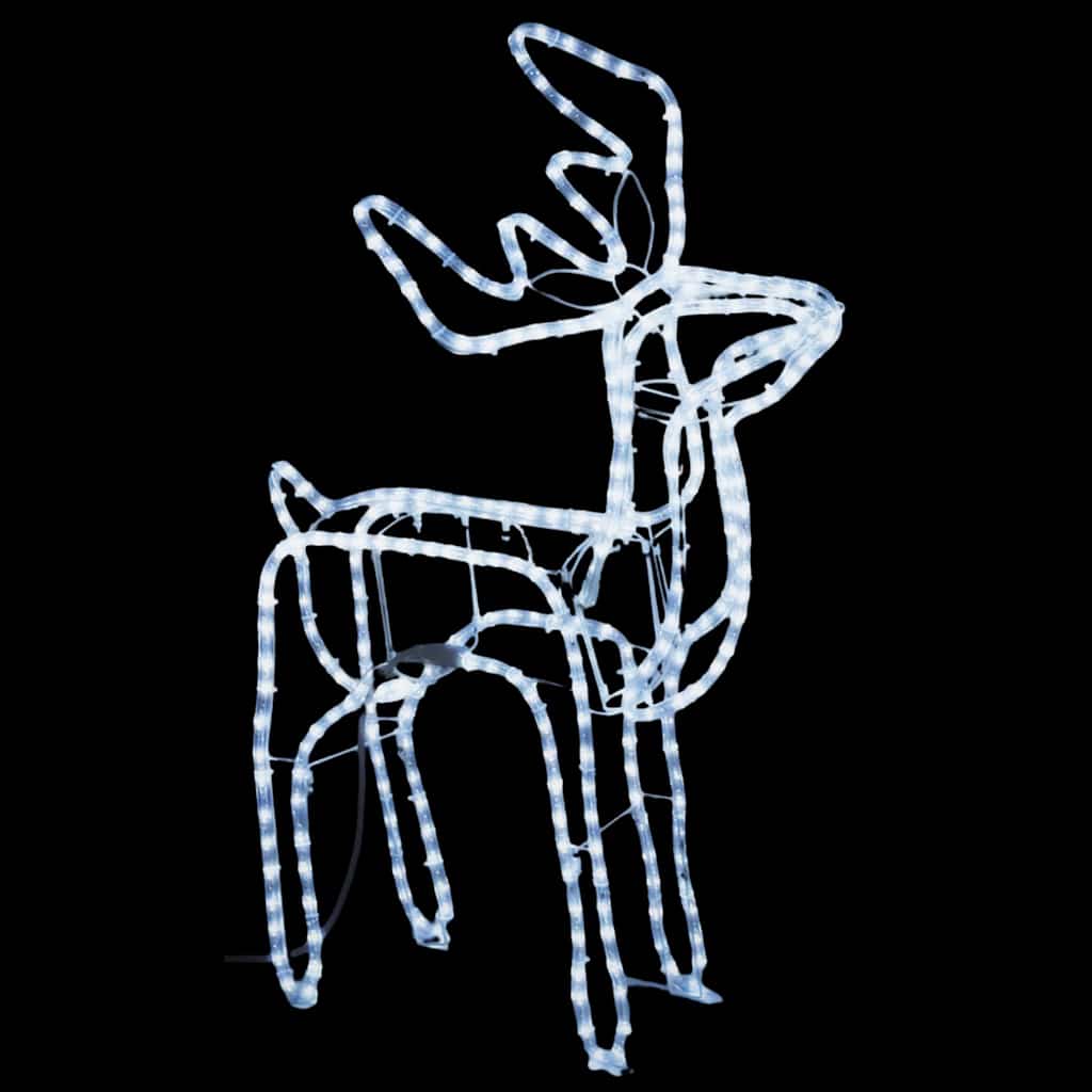 Vidaxl Christmas Figur Rendier Cold White 76x42x87 cm