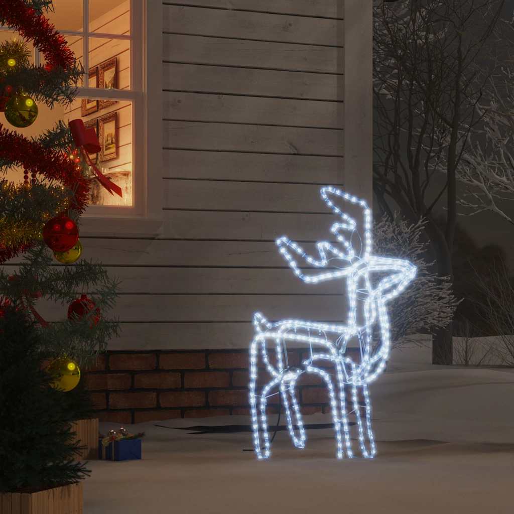 Vidaxl Christmas Figur Rendier Cold White 76x42x87 cm