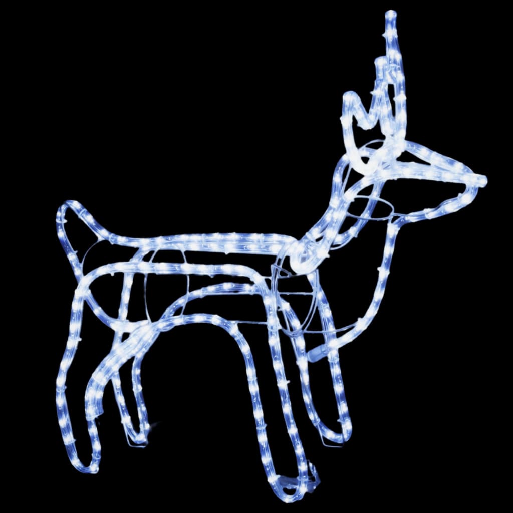 Vidaxl Christmas Figur Rendier Cold White 60x30x60 cm