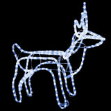 Vidaxl Christmas Figur Rendier Cold White 60x30x60 cm