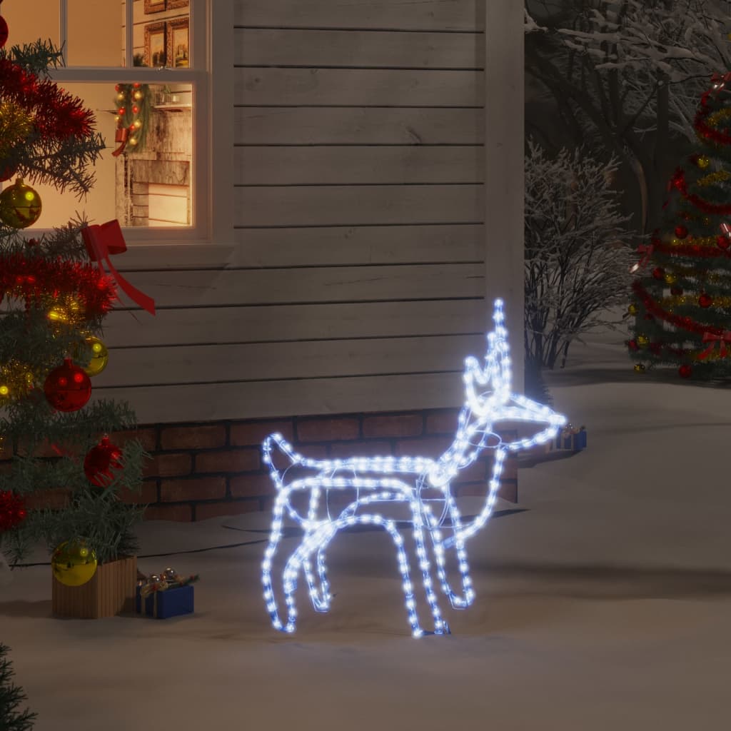Vidaxl Christmas Figur Rendier Cold White 60x30x60 cm