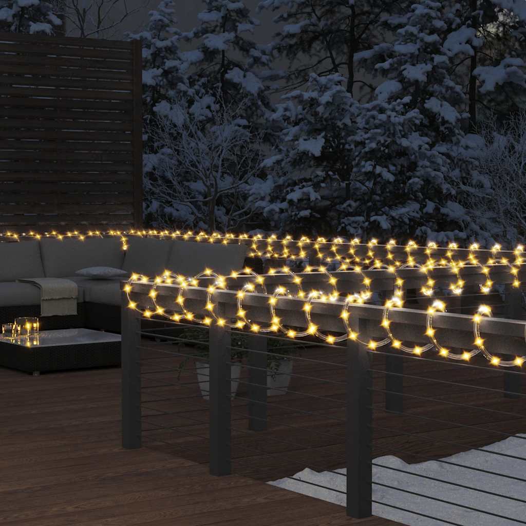 Vidaxx lysstreng med 480 LED'er varm hvid 20 m PVC