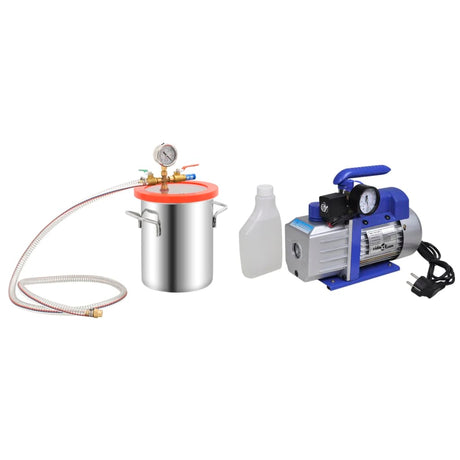 VidaXL vakuumkammer med 1-trins pumpe 5,5 l