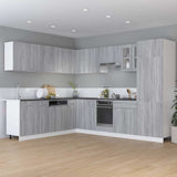 Vidaxl hanghoekkast lyon 57x57x60 cm bewerkt hout grijs sonoma eikenkleurig