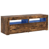 Vidaxl tv-meubel met led-verlichting 120x35x40 cm sonoma eikenkleurig