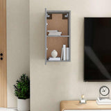 Vidaxl tv-meubel 30,5x30x60 cm bewerkt hout grijs sonoma eiken