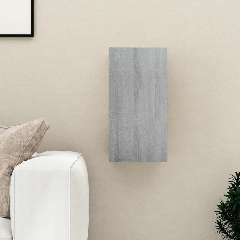Vidaxl tv-meubel 30,5x30x60 cm bewerkt hout grijs sonoma eiken