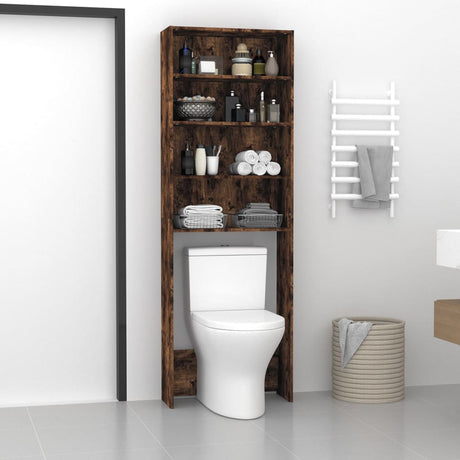 Vidaxx vaskemaskine skab 64x24x190 cm røget eg