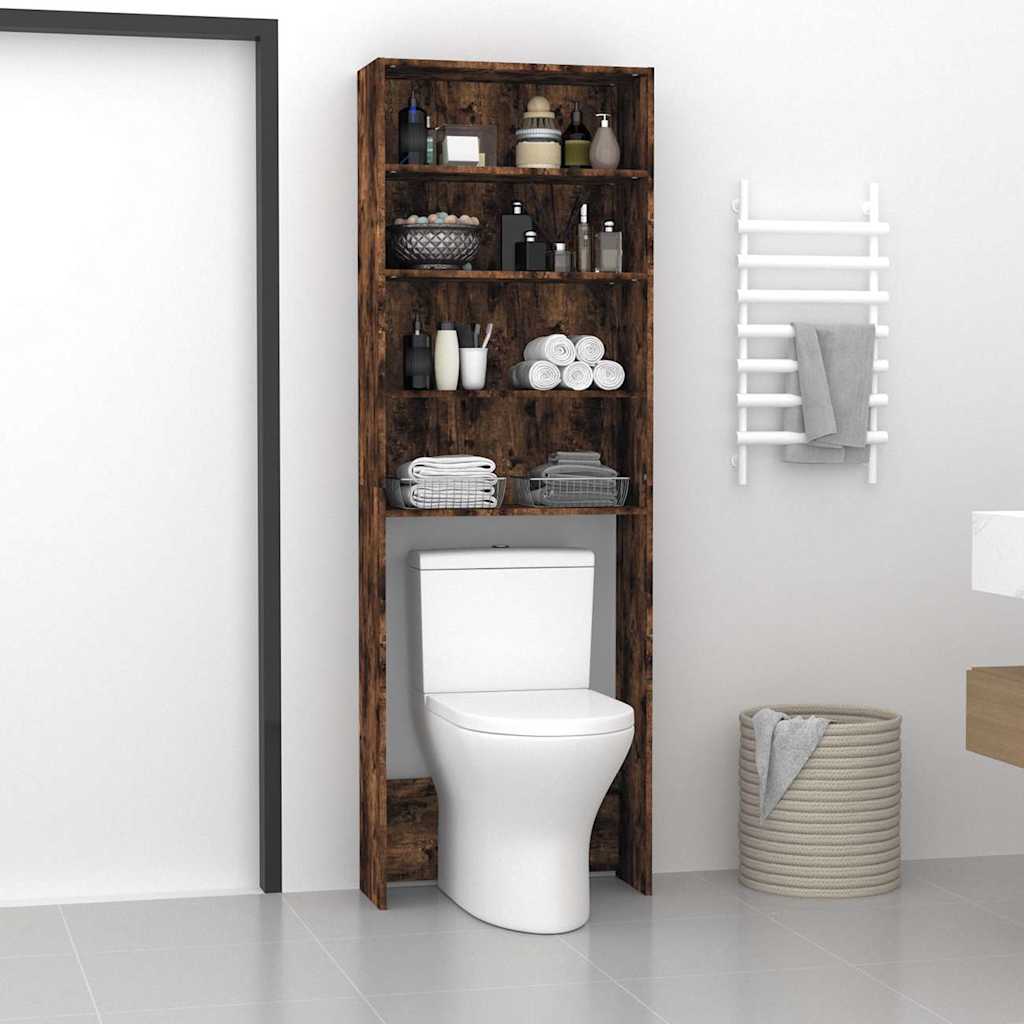 Vidaxx vaskemaskine skab 64x24x190 cm røget eg