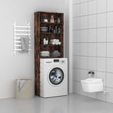 Vidaxx vaskemaskine skab 64x24x190 cm røget eg