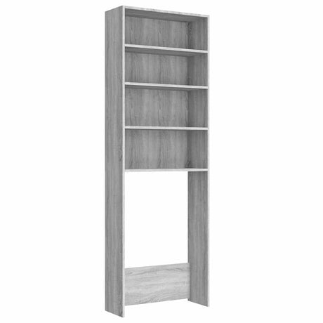Vidaxl Washing Machine Cabinet 64x24x190 cm grå sonoma eg farvet