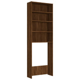 Vidaxx vaskemaskine skab 64x24x190 cm brun eg farve