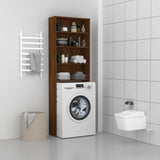 Vidaxx vaskemaskine skab 64x24x190 cm brun eg farve