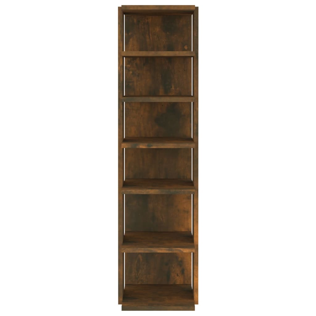 Vidaxl Shoe Rack 27.5x27x102 cm forarbejdet træ røget eg farvet