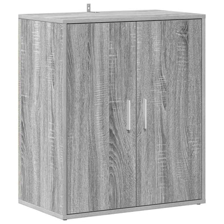 Vidaxl Shoe Cabinet 60x35x70 cm Property Wood Grey Sonoma Oak Farvet