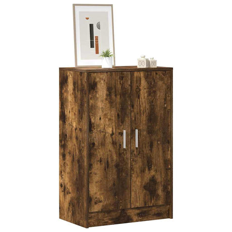 Vidaxx skoskab 60x35x92 cm forarbejdet træ, røget eg