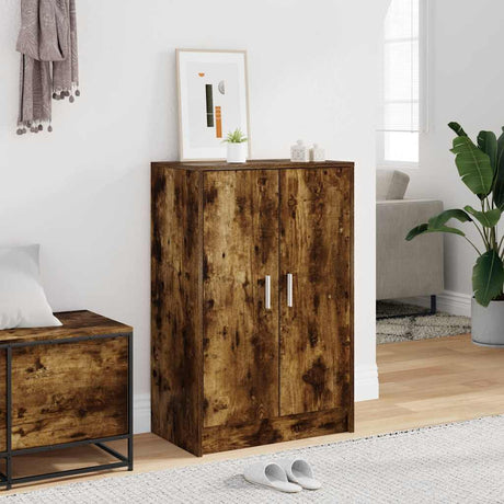 Vidaxx skoskab 60x35x92 cm forarbejdet træ, røget eg